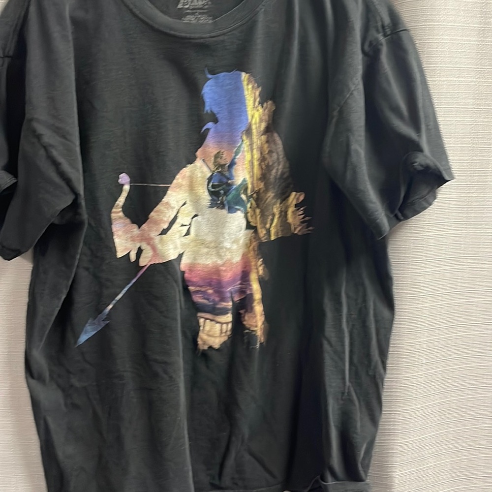 Breathe of the wild logo short sleeve tee shirt size large